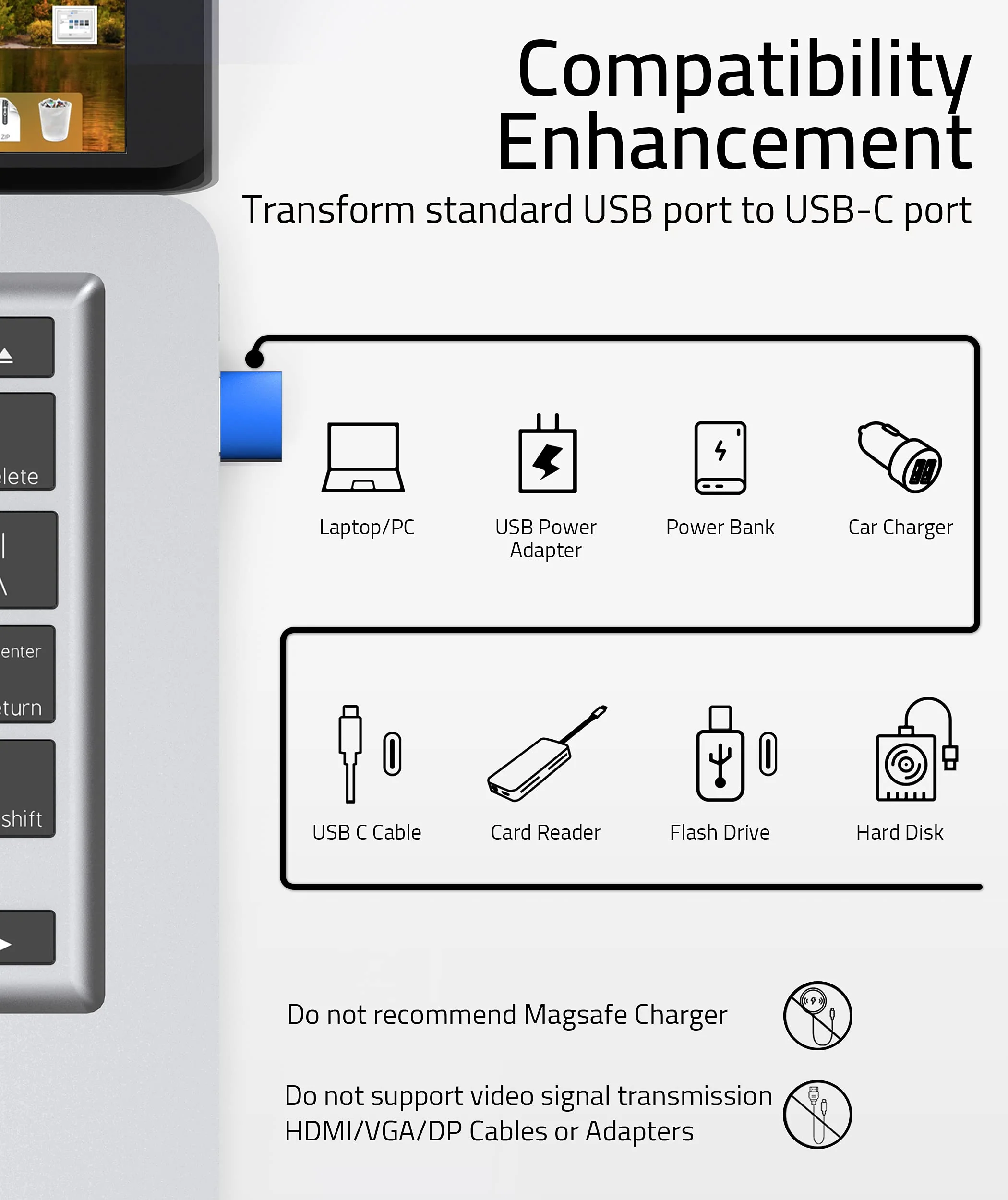 USB 2.0 to USB C Adapter - Image 10
