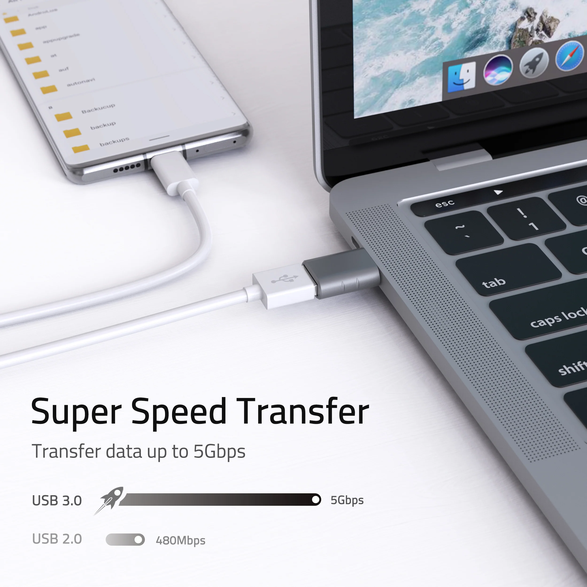 USB C to USB Adapter 3.0 (2 PACK) - Image 6