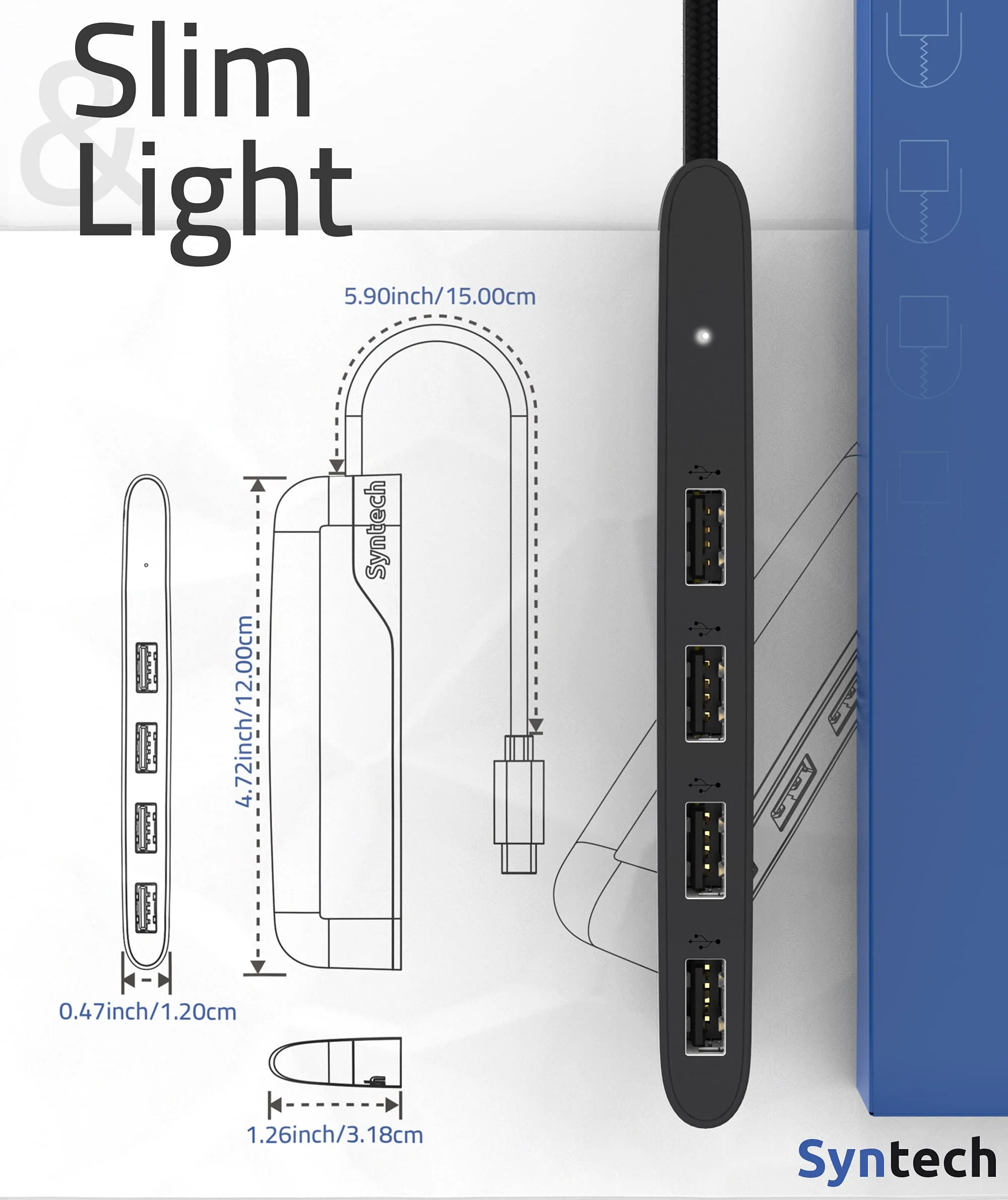 USB C to USB Hub 4 Ports - Image 6